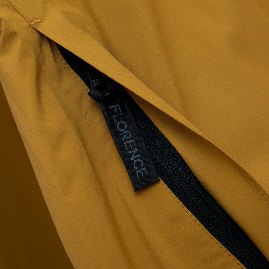 Color:Mustard-Florence 2.5 Layer Waterproof Shell