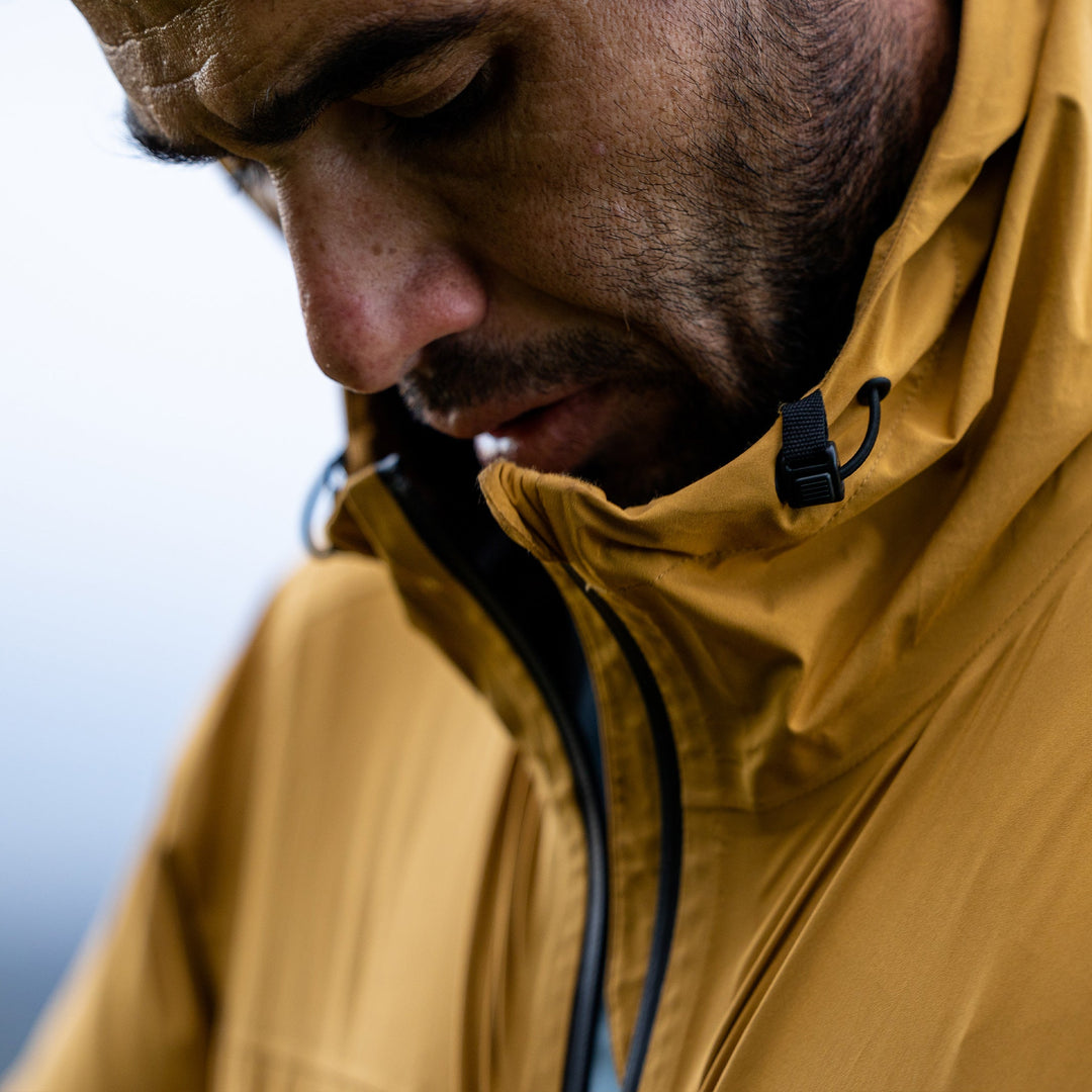 Color:Mustard-Florence 2.5 Layer Waterproof Shell