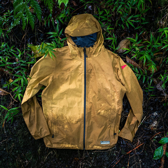 Color:Mustard-Florence 2.5 Layer Waterproof Shell