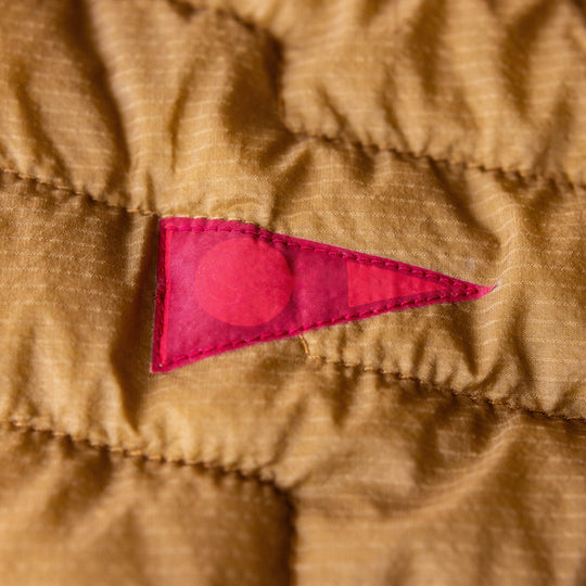 Color:Mustard-Florence Parachute Primaloft Zip