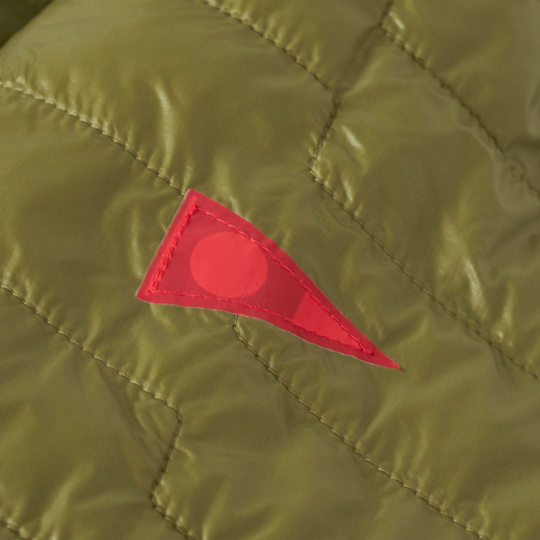 Color:Burnt Olive-Florence Pertex® Hooded Primaloft® Puffer -alt