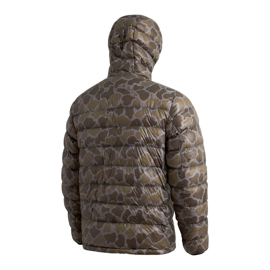 Color:Burnt Olive Camo-Florence Pertex® Hooded Down Puffer 