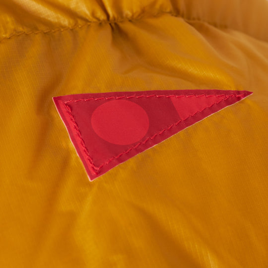 Color:Mustard-Florence Pertex® Hooded Down Puffer