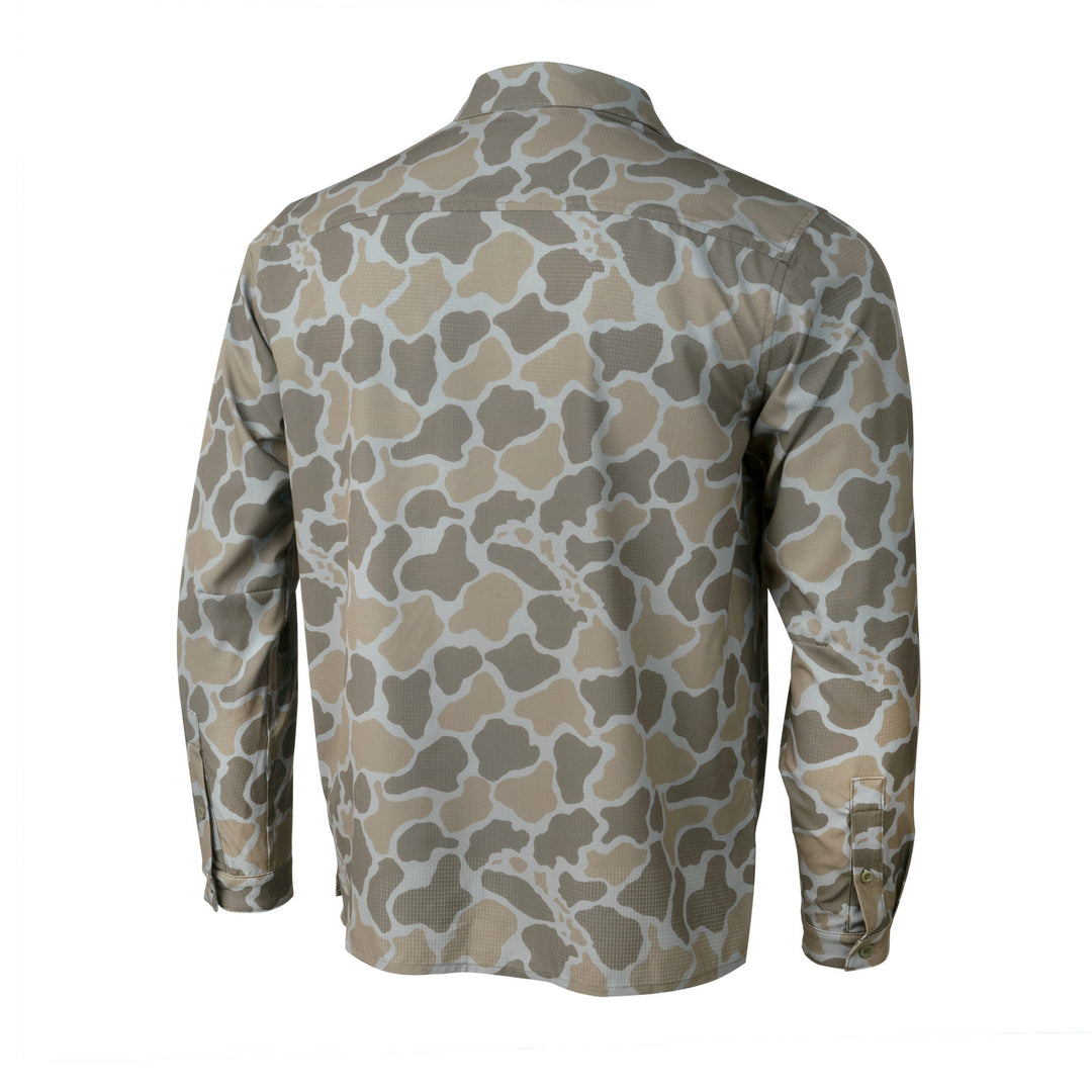 Color:Burnt Olive Camo-Florence Airtex Expedition Long Sleeve Shirt