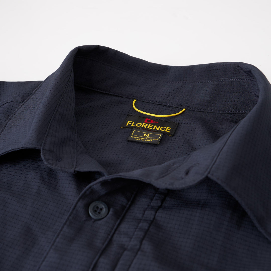 Color:Department Navy-Florence Airtex Expedition Long Sleeve Shirt