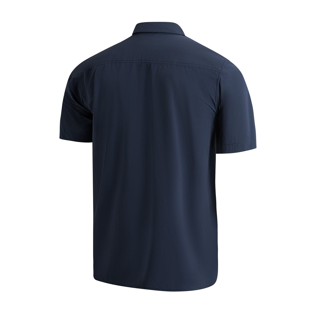 Color:Navy-Florence Airtex Expedition Short Sleeve Shirt -alt