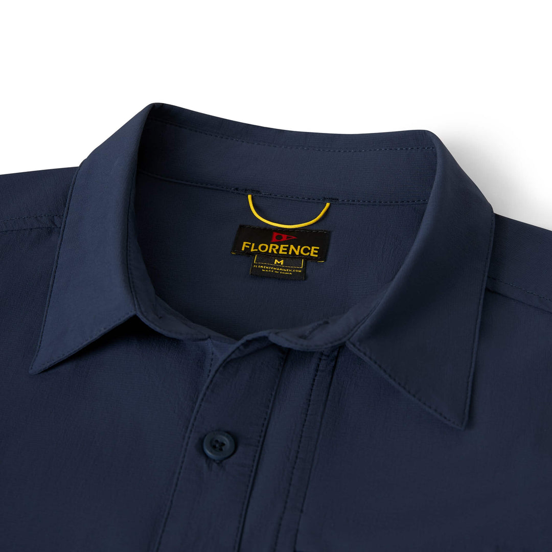 Color:Navy-Florence Airtex Expedition Short Sleeve Shirt