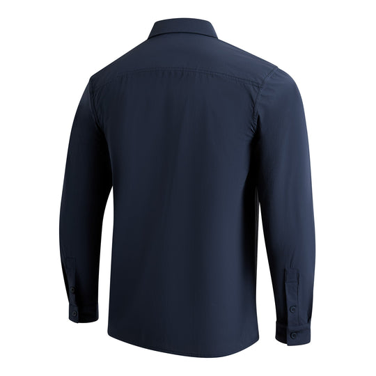 Color:Navy-Florence Airtex Expedition Long Sleeve Shirt -alt
