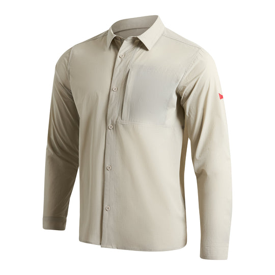 Color:Willow-Florence Airtex Expedition Long Sleeve Shirt 