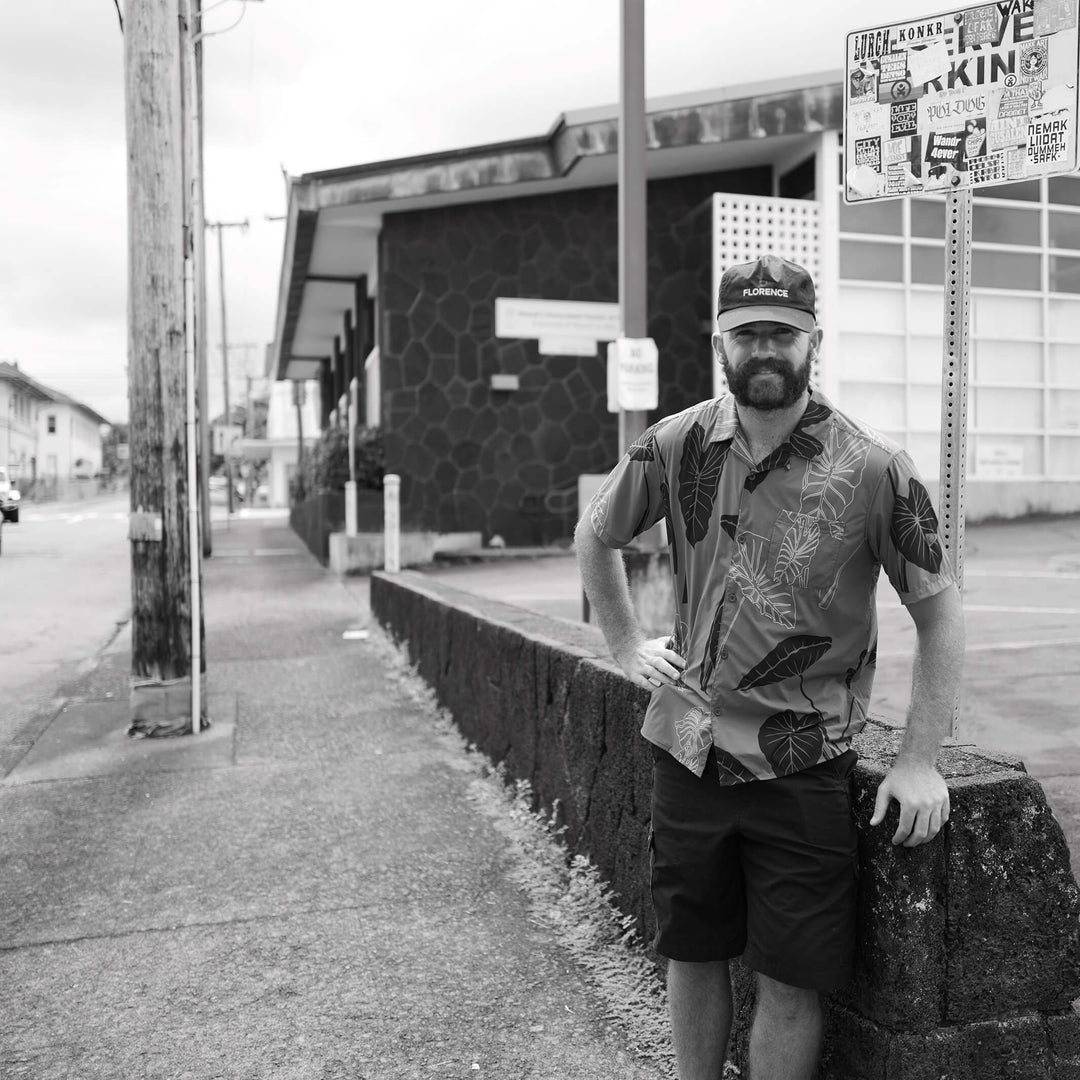 Color:Pumice-Florence x Sig Zane Kalo Aloha Shirt