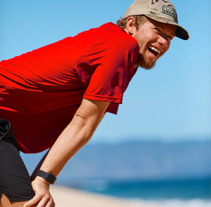 Color:Red-Florence Short Sleeve Trainer Shirt Go John