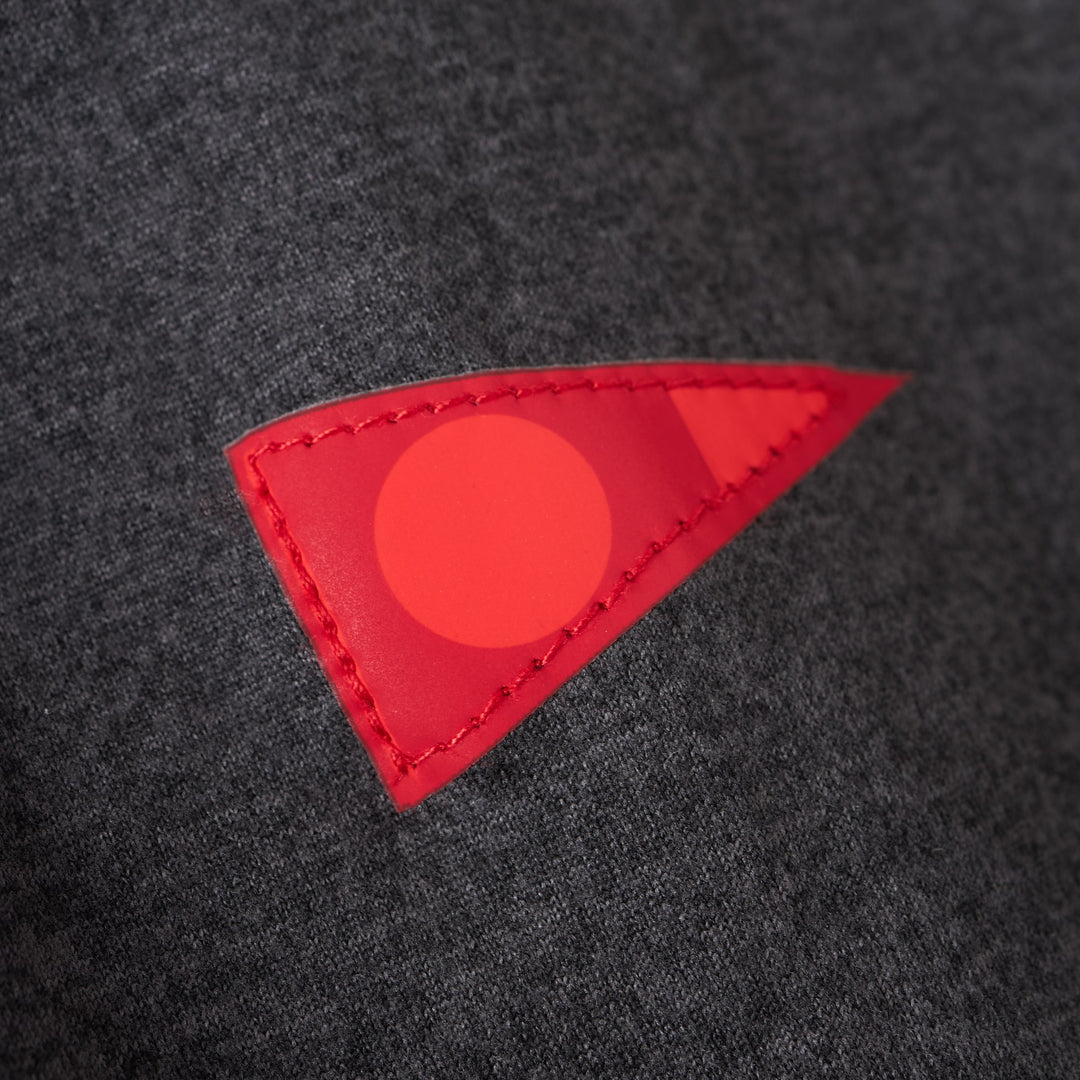 Color:Heather Black-Florence Sun Pro Adapt Long Sleeve Hooded UPF Shirt