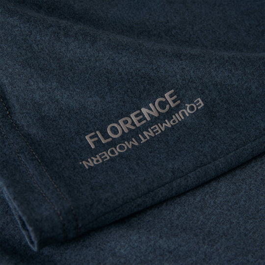 Color:Heather Navy-Adapt Long Sleeve Hooded UPF Shirt