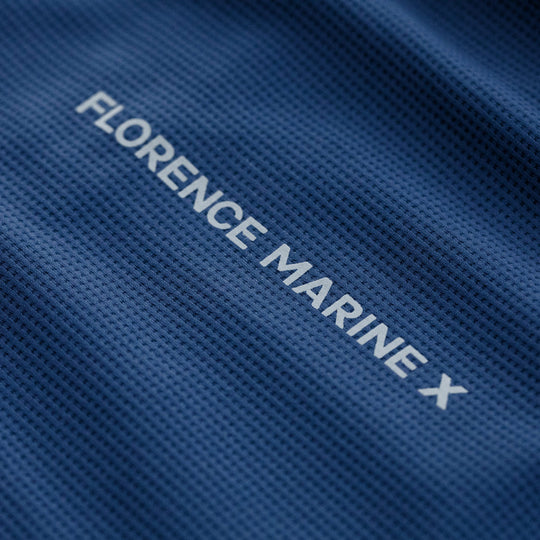 Color:Dark Navy-Florence Airtex Long Sleeve Shirt 