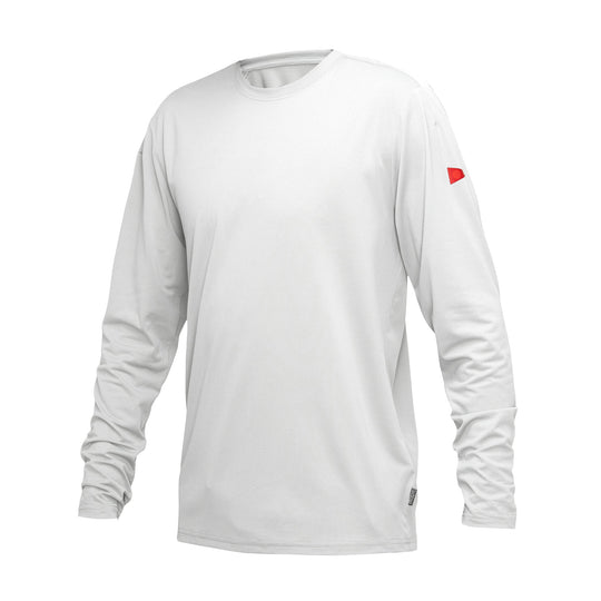 Color:White-Florence Airtex Long Sleeve Shirt