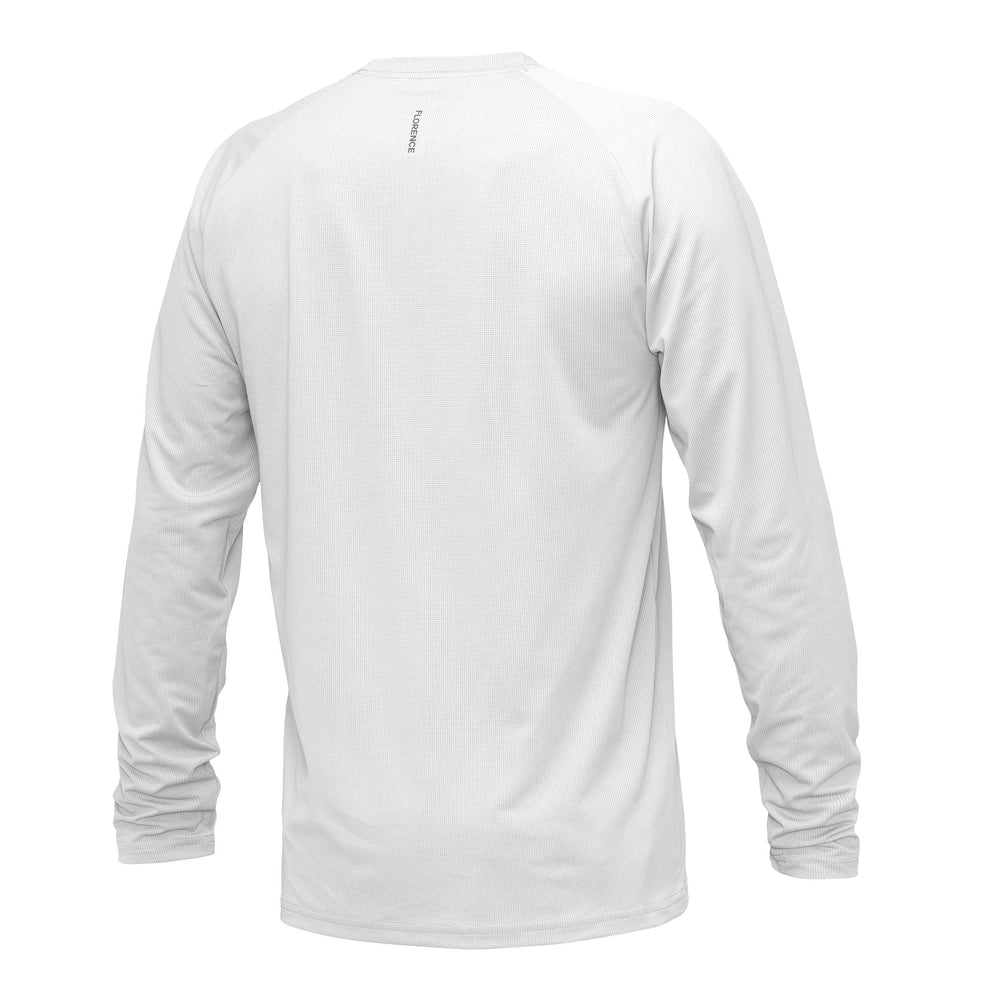 Color:White-Florence Airtex Long Sleeve Shirt -alt