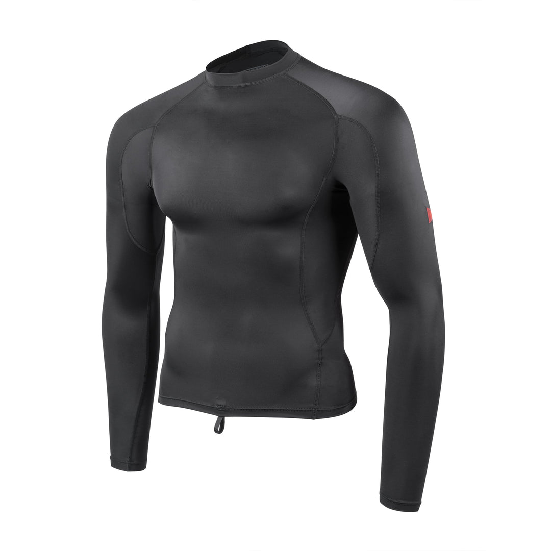 Color:Black-Florence Windshield Long Sleeve Rashguard