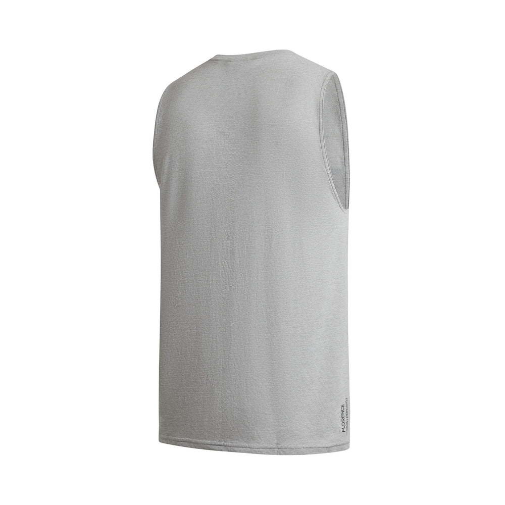 Color:Light Heather Grey-Florence Airtex Tank -alt