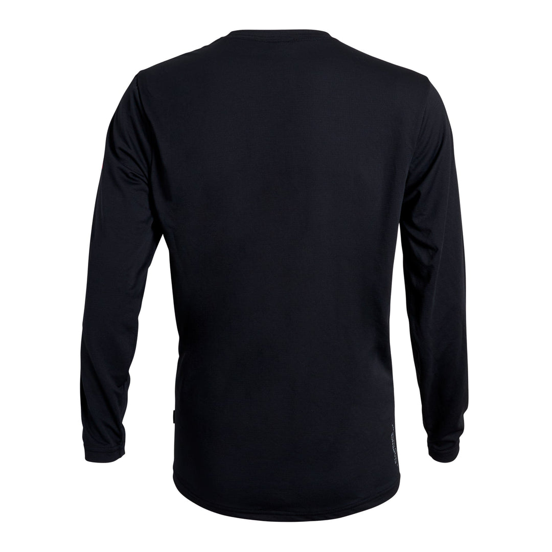 Color:Black-Florence Airtex Long Sleeve Shirt 