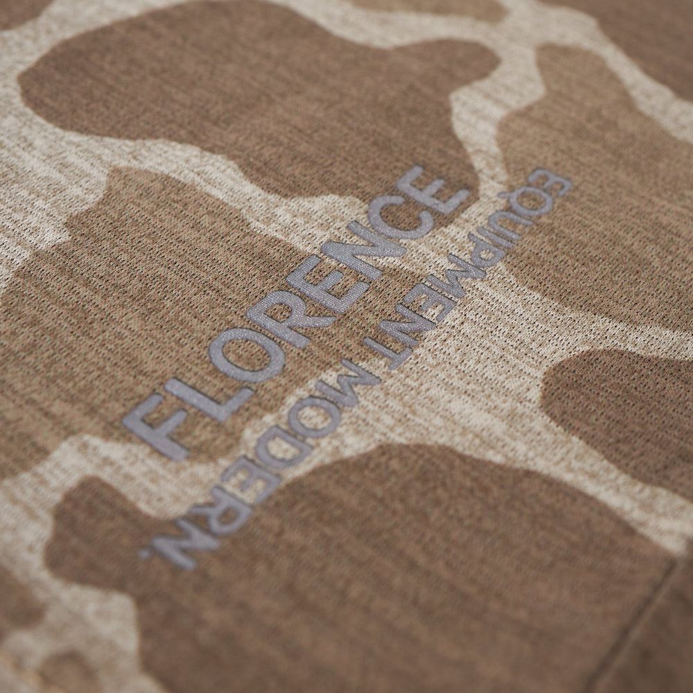 Color:Heather Tan Camo-Florence Airtex Long Sleeve Shirt -alt