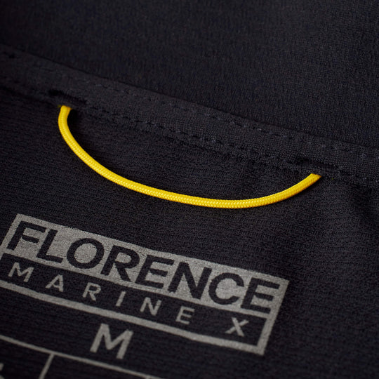 Color:Black-Florence Airtex Long Sleeve Hooded Shirt