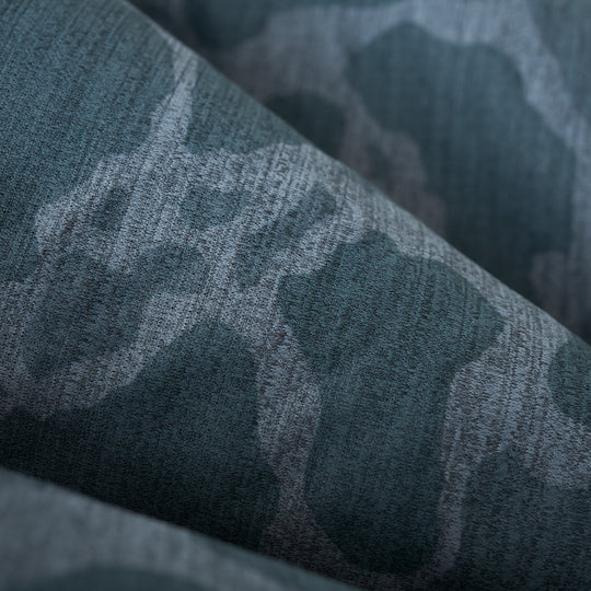 Color:Heather Light Sea Blue Camo-Florence Airtex Long Sleeve Hooded Shirt