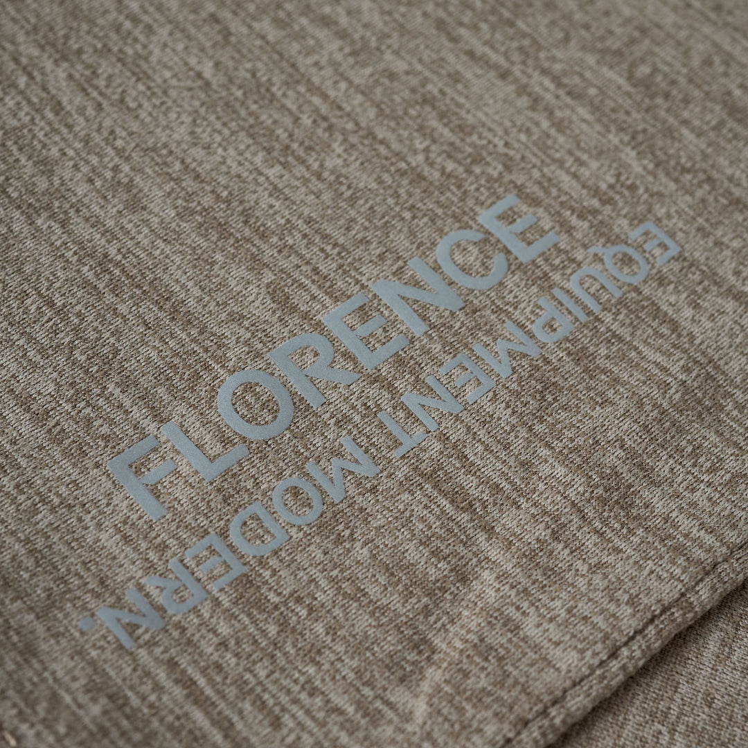 Color:Heather Vintage Khaki-Florence Airtex Long Sleeve Hooded Shirt