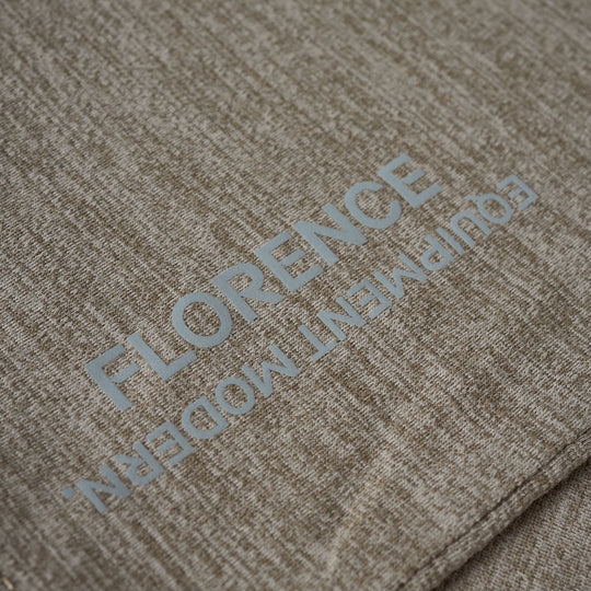 Color:Heather Vintage Khaki-Florence Airtex Long Sleeve Hooded Shirt