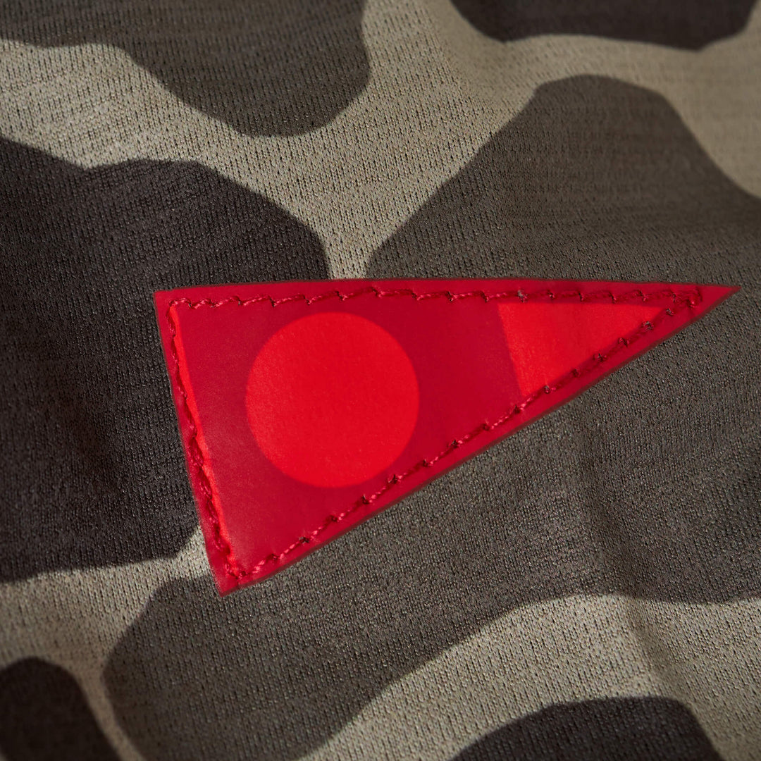 Color:Tundra Camo-Florence Airtex Long Sleeve Hooded Shirt