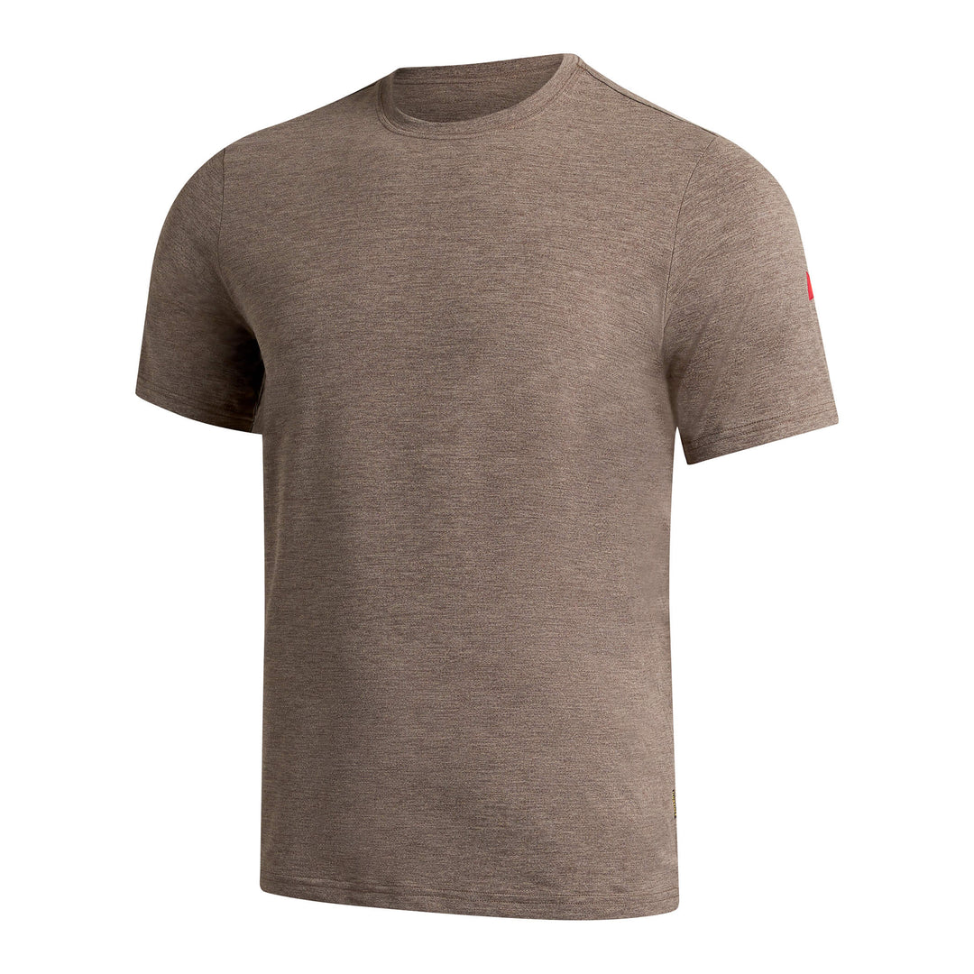Color:Heather Pumice-Florence Airtex Short Sleeve Shirt