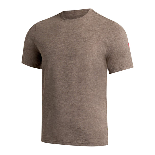 Color:Heather Pumice-Florence Airtex Short Sleeve Shirt