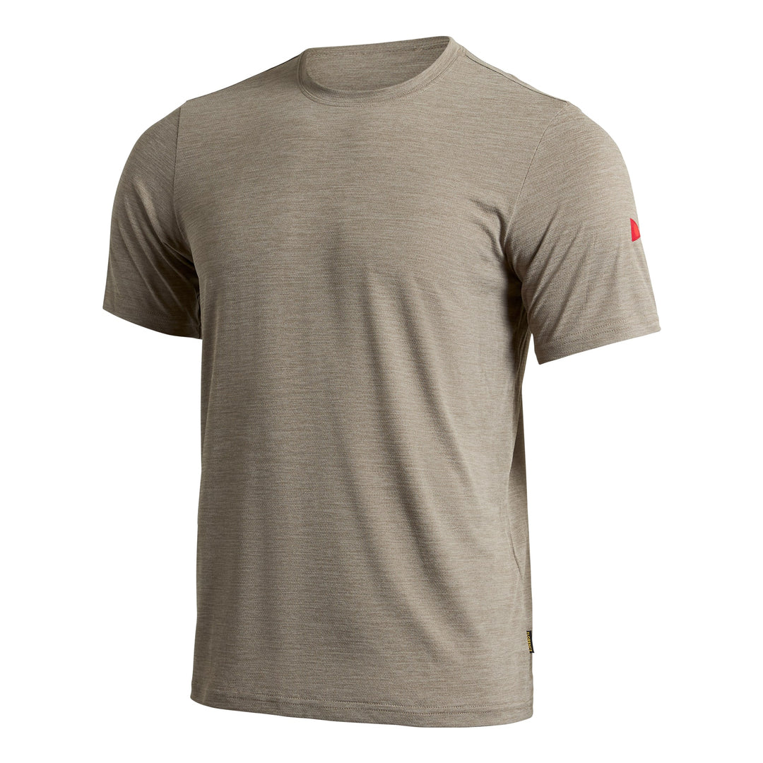 Color:Heather Vintage Khaki-Florence Airtex Short Sleeve Shirt