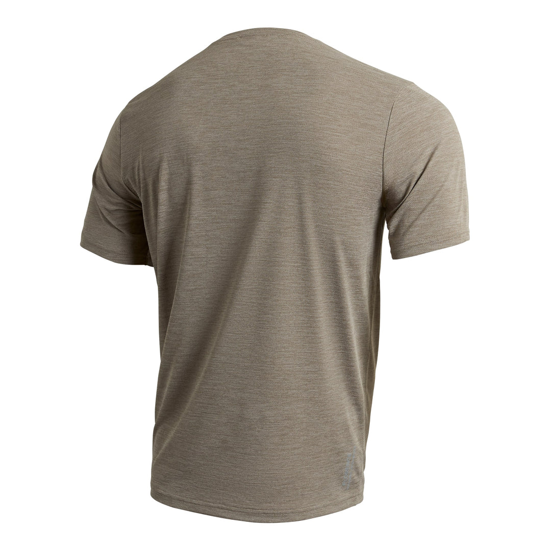 Color:Heather Vintage Khaki-Florence Airtex Short Sleeve Shirt