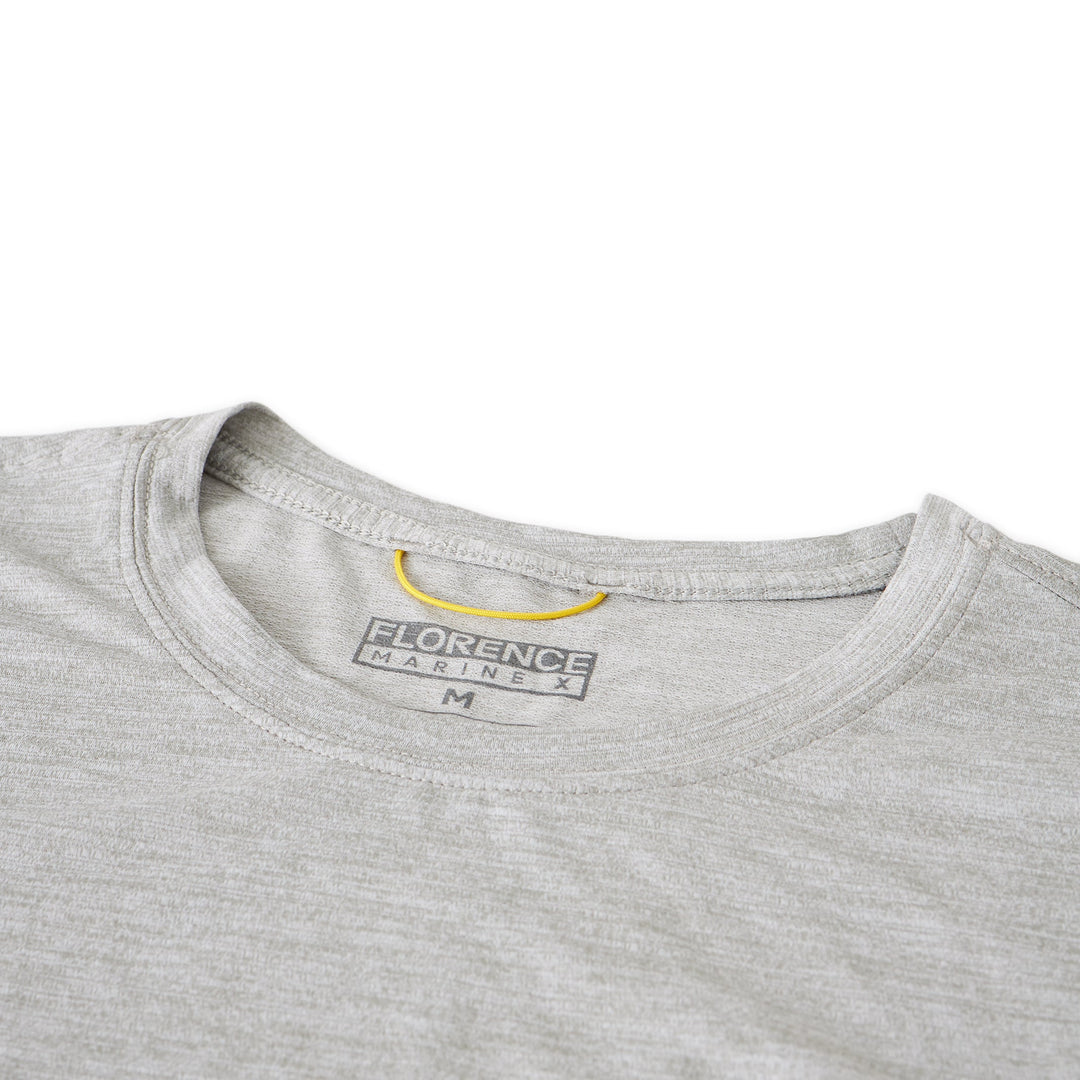 Color:Light Heather Grey-Florence Airtex Short Sleeve Shirt