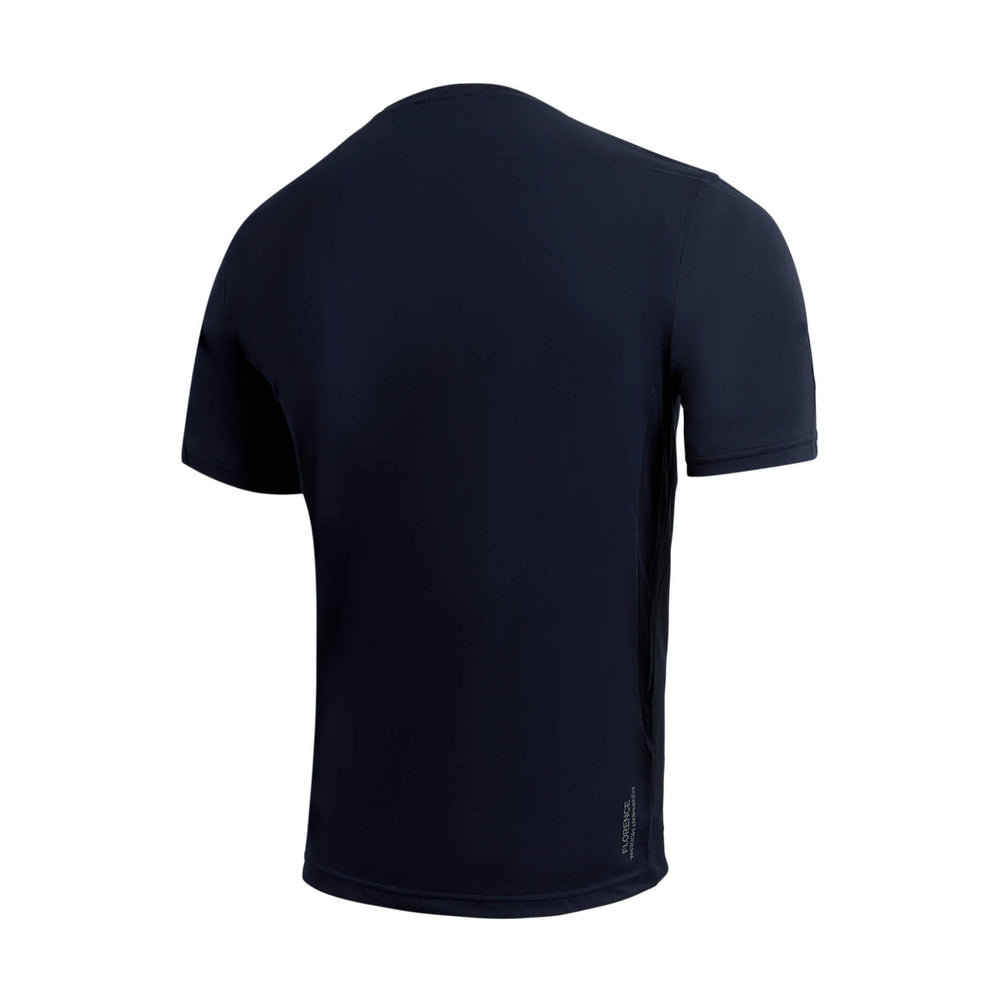 Color:Navy-Florence Airtex Short Sleeve Shirt -alt