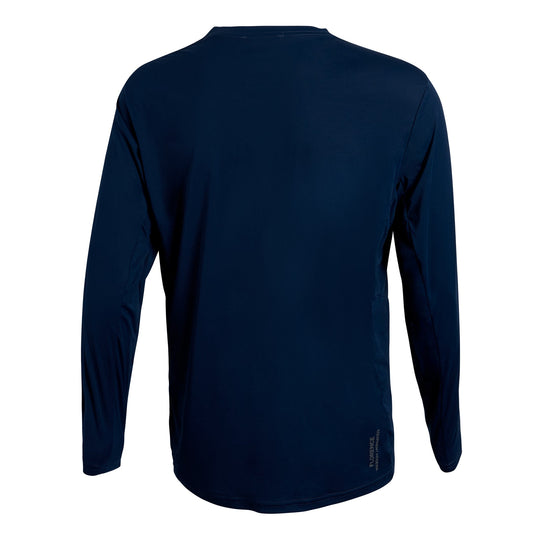 Color:Dark Navy-Florence Sun Pro Logo Long Sleeve UPF Shirt 