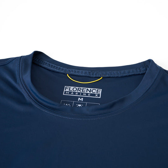 Color:Dark Navy-Florence Sun Pro Logo Long Sleeve UPF Shirt