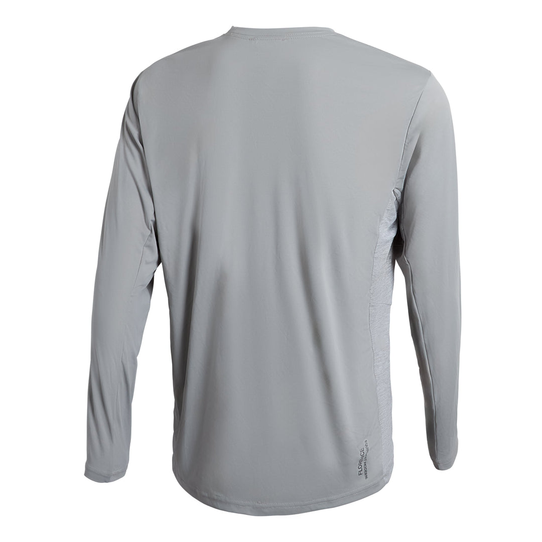Color:Light Grey-Florence Sun Pro Logo Long Sleeve UPF Shirt -alt