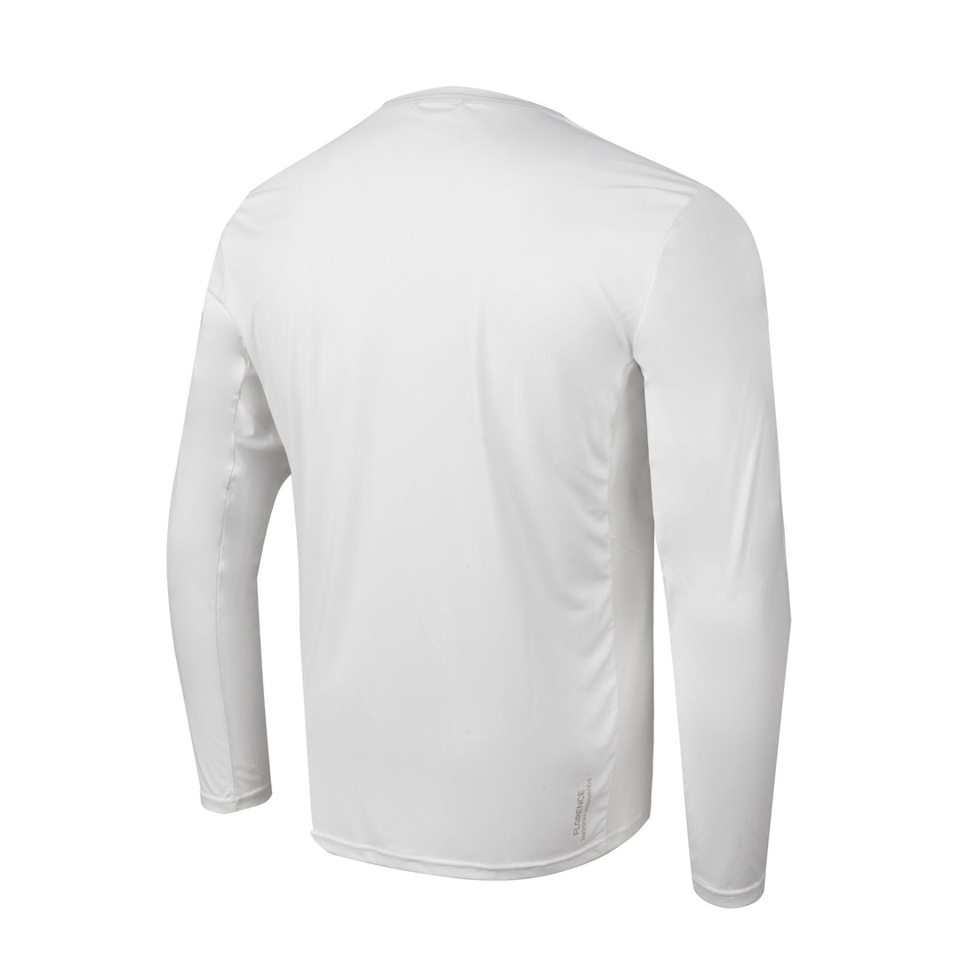 Color:White-Florence Sun Pro Logo Long Sleeve UPF Shirt -alt