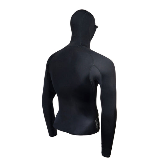 Color:Black-Florence Marine X Long Sleeve Hooded Rashguard 