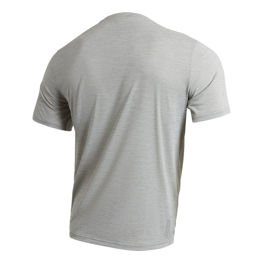 Color:Light Heather Grey-Florence Airtex Florence Logo Short Sleeve Shirt 