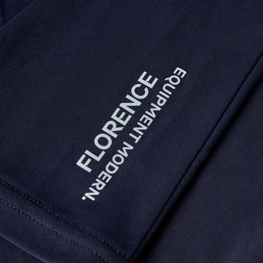 Color:Department Navy-Florence Sun Pro Long Sleeve Crossover Hooded UPF Shirt
