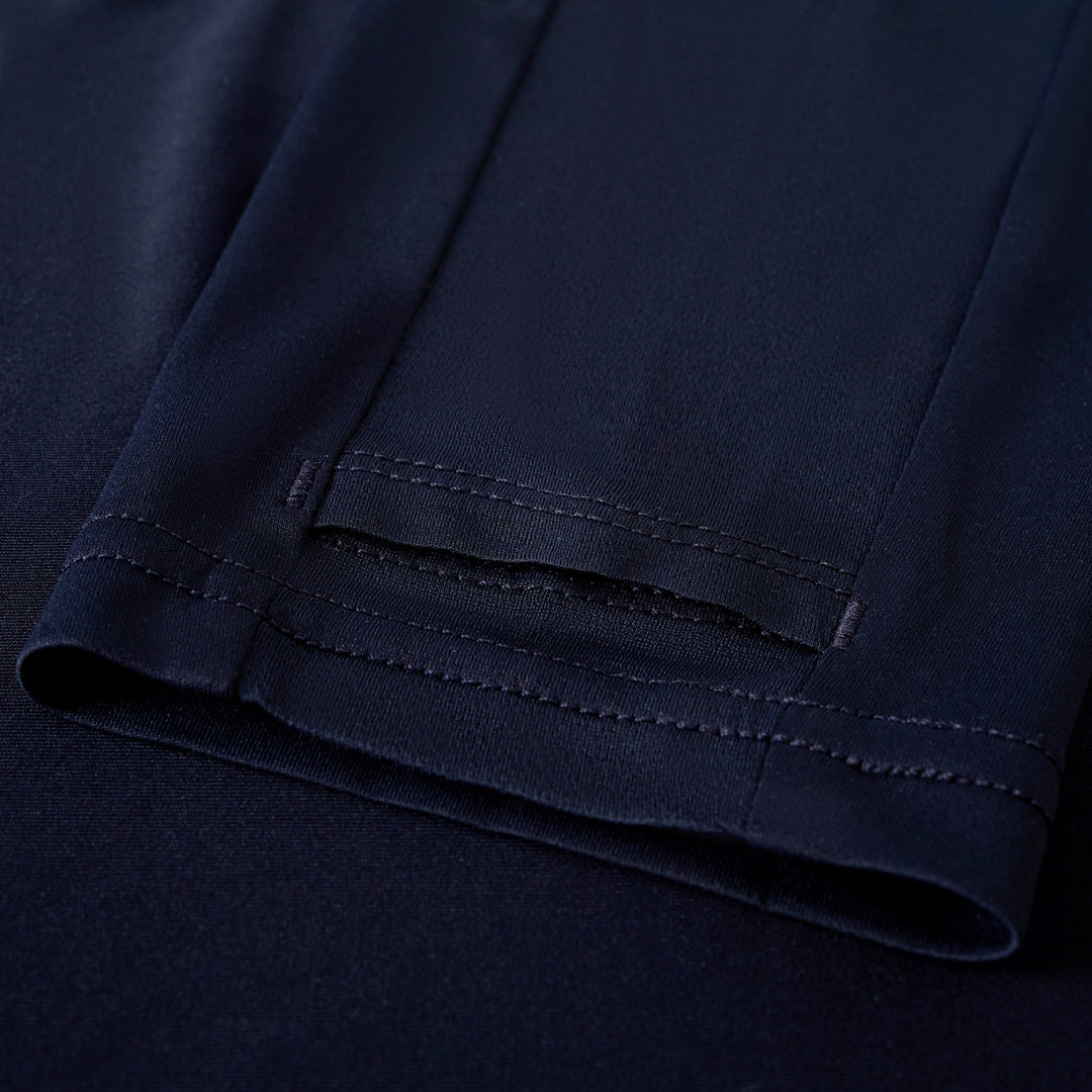 Color:Department Navy-Florence Sun Pro Long Sleeve Crossover Hooded UPF Shirt