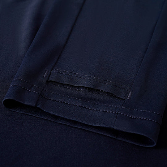 Color:Department Navy-Florence Sun Pro Long Sleeve Crossover Hooded UPF Shirt