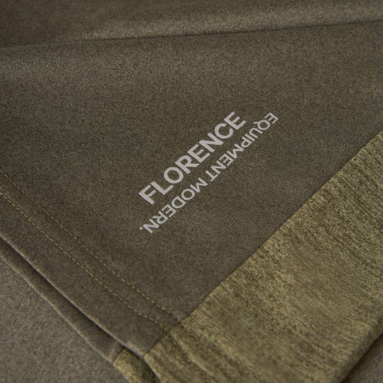 Color:Heather Burnt Olive-Florence Sun Pro Short Sleeve UPF Surf Shirt