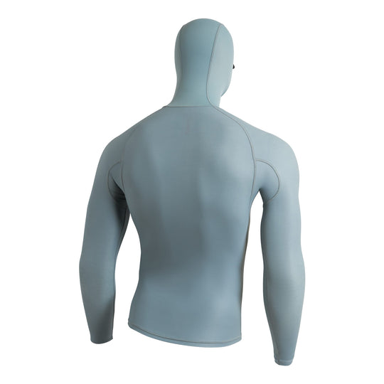 Color:Light Sea Blue-Windshield Long Sleeve Hooded Rashguard 2.0 -alt