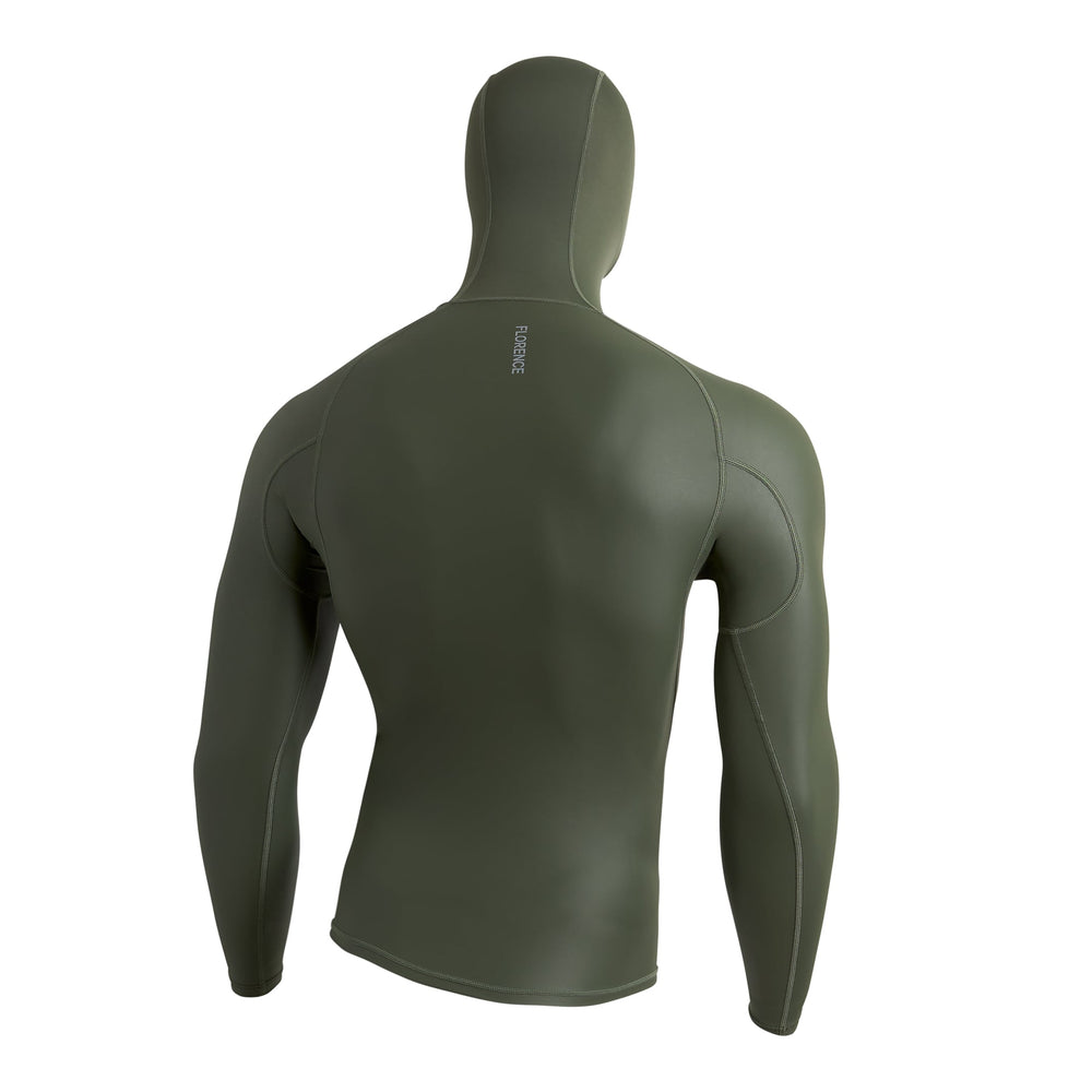 Color:Thyme-Windshield Long Sleeve Hooded Rashguard 2.0 -alt