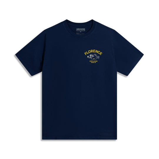 Color:Navy-Florence State Fish T-Shirt