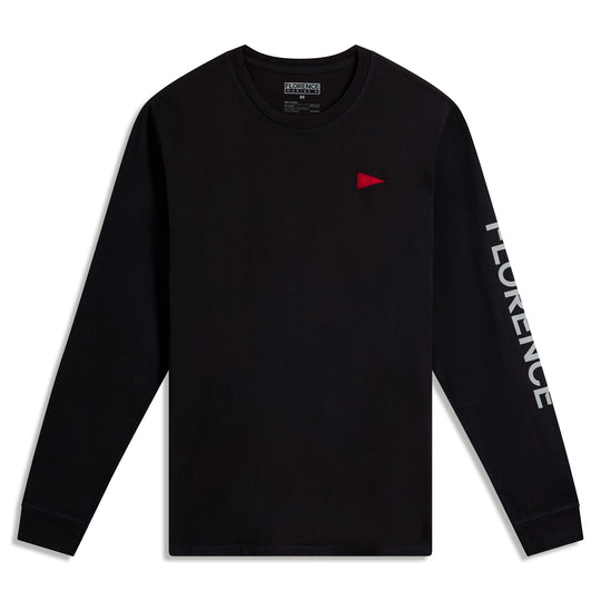Color:Black-Florence Burgee Long Sleeve T-Shirt