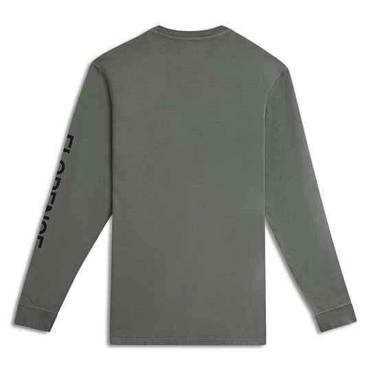 Color:Dark Sage-Florence Burgee Long Sleeve T-Shirt 